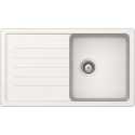 SCHOCK KITCHEN SINK TOLEDO D100 1 BOWL CRISTALITE PURE WHITE