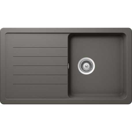 SCHOCK KITCHEN SINK TOLEDO D100 1 BOWL CRISTADUR SILVERSTONE