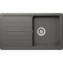 SCHOCK KITCHEN SINK TOLEDO D100 1 BOWL CRISTADUR SILVERSTONE
