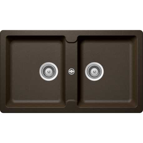 FREGADERO SCHOCK TOLEDO N200 DE DOBLE SENO CRISTADUR BRONCE