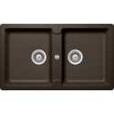 SCHOCK KITCHEN SINK TOLEDO N200 2 BOWLS CRISTADUR BRONZE