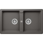 SCHOCK KITCHEN SINK TOLEDO N200 2 BOWLS CRISTADUR SILVERSTONE