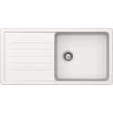 FREGADERO SCHOCK TOLEDO D100L DE 1 SENO CRISTADUR BLANCO PURO