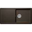 SCHOCK KITCHEN SINK TOLEDO D100L 1 BOWL CRISTADUR BRONZE