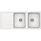 SCHOCK TOLEDO ÉVIER 2 CUVES D200 A CRISTADUR BLANC PUR