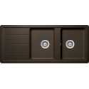 SCHOCK TOLEDO ÉVIER 2 CUVES D200 A CRISTADUR BRONZE