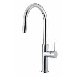 SCHOCK AQUACLUB SINGLE LEVER KITCHEN SINK MIXER TAP WITH PULL OUT SPRAY CHROME