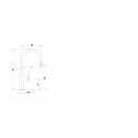SCHOCK AQUACLUB ROBINET MITIGEUR MONOCOMMANDE AVEC DOUCHETTE EXTRACTIBLE CHROME