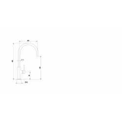 SCHOCK AQUASLIM MISCELATORE MONOCOMANDO CROMATO