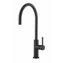 SCHOCK AQUASLIM SINGLE LEVER KITCHEN SINK MIXER TAP BLACK