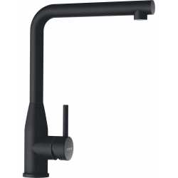 SCHOCK KETO SINGLE LEVER KITCHEN SINK MIXER TAP BLACK STAINLESS STEEL