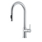 SCHOCK AQUARAIN SINGLE LEVER KITCHEN SINK MIXER TAP WITH PULL OUT SPRAY CHROME