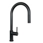 SCHOCK AQUARAIN SINGLE LEVER KITCHEN SINK MIXER TAP WITH PULL OUT SPRAY BLACK