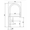 SCHOCK NEW AQUASHAKE GRIFO MONOCOMANDO PARA FREGADERO CAÑO ALTO CROMO