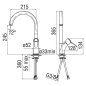 NOBILI SOFI SINGLE LEVER SINK MIXER TAP CHROME