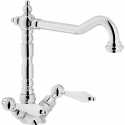 NOBILI ANTICA AT31117 DUAL CONTROL SINK KITCHEN MIXER TAP CHROME PLATED