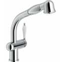 NOBILI ANTICA AT18517 SINGLE LEVER SINK MIXER TAP WITH PULL OUT SPRAY CHROME