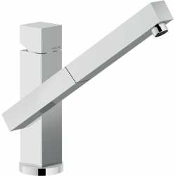 NOBILI TOWER SINGLE LEVER SINK MIXER TAP WITH PULL OUT SPRAY CHROME