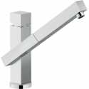 NOBILI TOWER SINGLE LEVER SINK MIXER TAP WITH PULL OUT SPRAY CHROME