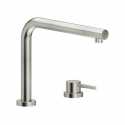 NOBILI ACQUERELLI SINGLE CONTROL MIXER TAP RETRACTABLE SPOUT WITH PULL OUT SPRAY STAINLESS STEEL