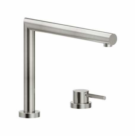 NOBILI ACQUERELLI SINGLE CONTROL MIXER TAP RETRACTABLE SPOUT STAINLESS STEEL