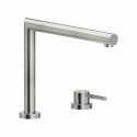 NOBILI ACQUERELLI SINGLE CONTROL MIXER TAP RETRACTABLE SPOUT STAINLESS STEEL