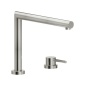 NOBILI ACQUERELLI SINGLE CONTROL MIXER TAP RETRACTABLE SPOUT STAINLESS STEEL