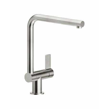 NOBILI FLAG GRIFO BAJO VENTANA MONOCOMANDO PARA FREGADERO CAÑO ALTO ACERO INOXIDABLE