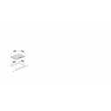 SCHOCK GAS HOB CRYSTAL PC 75 BLACK GLASS 75 CM