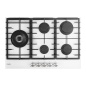 SCHOCK GAS HOB CRYSTAL PC 75 WHITE GLASS 75 CM