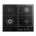 SCHOCK GAS HOB CRYSTAL PC60 1T BLACK GLASS 60 CM