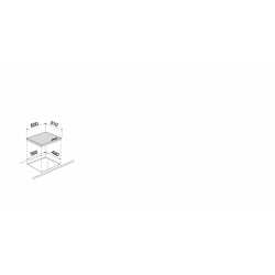 PIANO COTTURA SCHOCK CRYSTAL PC60 1T CRISTALLO NERO 60 CM