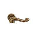 COLOMBO DESIGN DOOR HANDLES PAIR ON ROSE SERIES ANTOLOGHIA BAROCCO