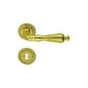 COLOMBO DESIGN DOOR HANDLES PAIR ON ROSE SERIES ANTOLOGHIA ROMA