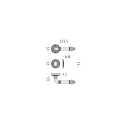 POIGNÉES DE PORTES COLOMBO SUR ROSACE DESIGN ANTOLOGHIA IMPERO