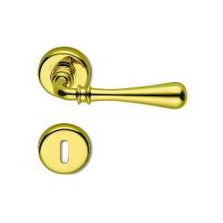 MANIGLIE PER PORTE COLOMBO SU ROSETTA DESIGN SERIE ANTOLOGHIA LIDIA