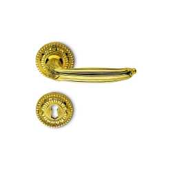 MANILLAS DE PUERTA COLOMBO CON ROSETA DESIGN ANTOLOGHIA LOUIS XVI