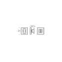 COLOMBO DESIGN TOILET ROSES MM29 BZG