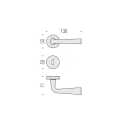 POIGNÉES DE PORTES COLOMBO DESIGN TENDER SUR ROSACE MADE IN ITALY