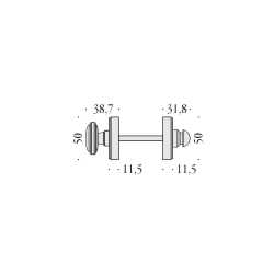 ROSETA DE BAÑO COLOMBO DESIGN ANTOLOGHIA KBA19 BZG 6G