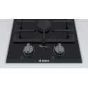 BOSCH PRB3A6B70 DOMINO GAS HOB 2 BURNERS BLACK CERAMIC GLASS 30 CM