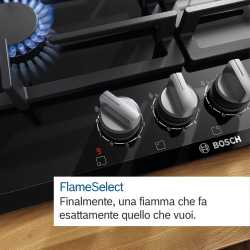 SIEMENS DOMINO GAS HOB 2 BURNERS ER3A6BD70 BLACK CERAMIC GLASS 30 CM