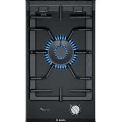 BOSCH PRB3A6B70 PIANO COTTURA A GAS 2 FUOCHI DOMINO VETROCERAMICA NERA 30 CM