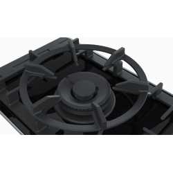 BOSCH PRB3A6B70 DOMINO GAS HOB 2 BURNERS BLACK CERAMIC GLASS 30 CM