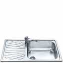 SMEG SG861S KITCHEN SINK 1 BOWL STAINLESS STEEL LEFT DRIP