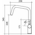 CM HYDRAMIX AZOV SINGLE LEVER SINK MIXER TAP CHROME