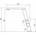 CM HYDRAMIX IONIO GRIFO MONOCOMANDO PARA FREGADERO CROMO