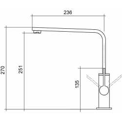 CM HYDRAMIX CORSICA SINGLE LEVER SINK MIXER TAP CHROME