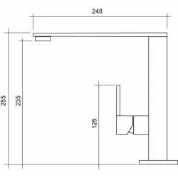 CM ACQUAMIX CASTELLA MISCELATORE MONOCOMANDO CROMATO