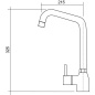 CM ACQUAMIX ARVO SINGLE LEVER SINK MIXER TAP CHROME